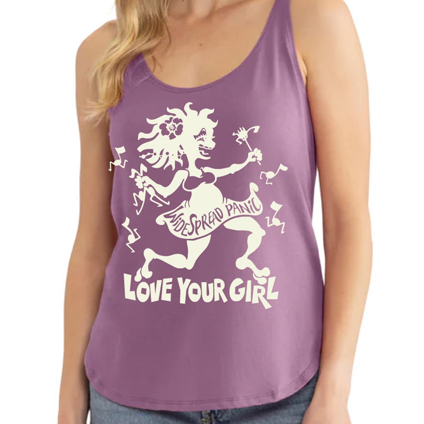 "Love Your Girl" Lady Note Eater Tank Top