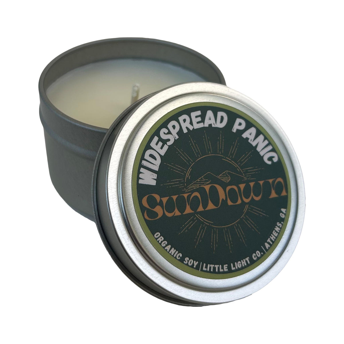 Widespread Panic "Sundown" Organic Soy Candle