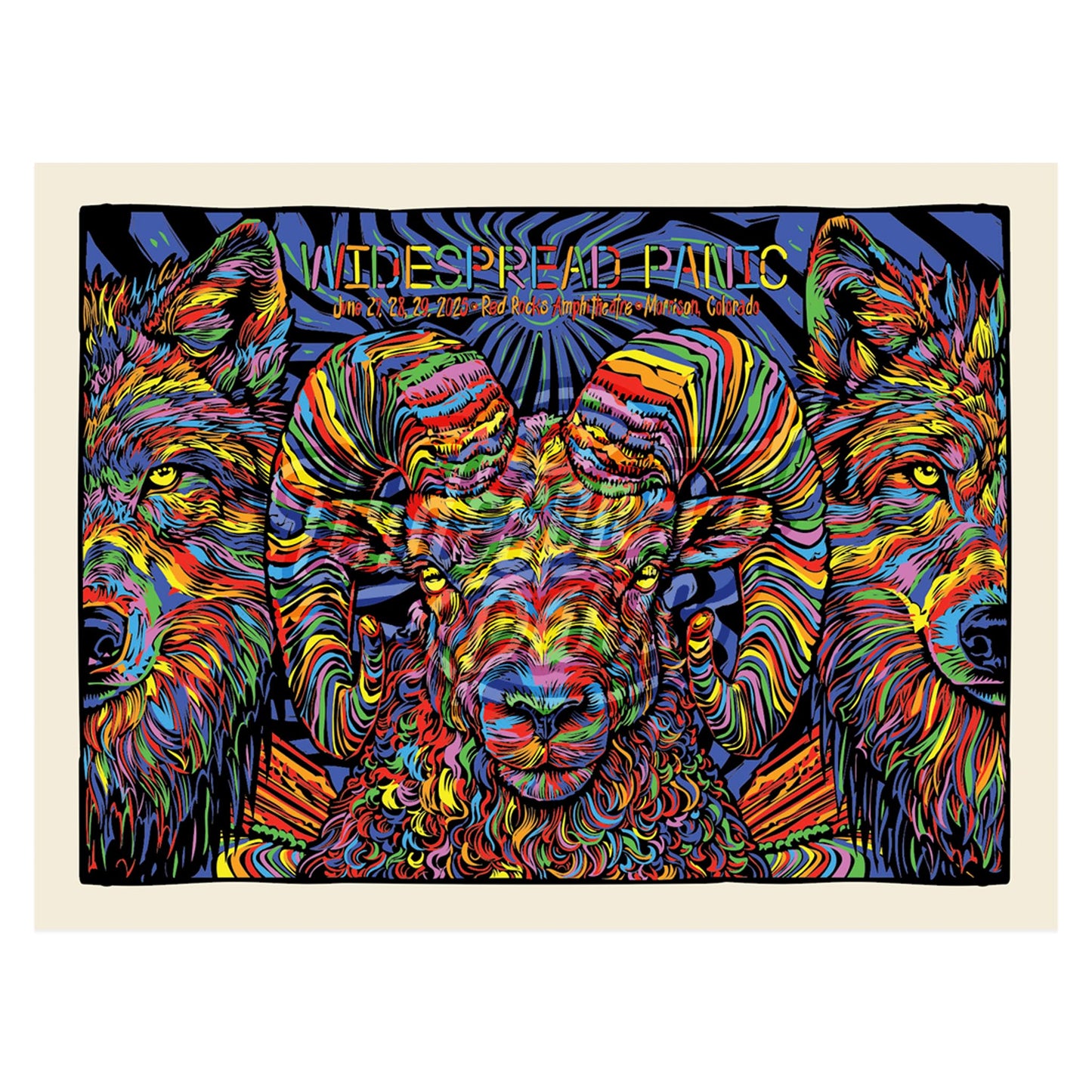 2025 Red Rocks Poster - Slater