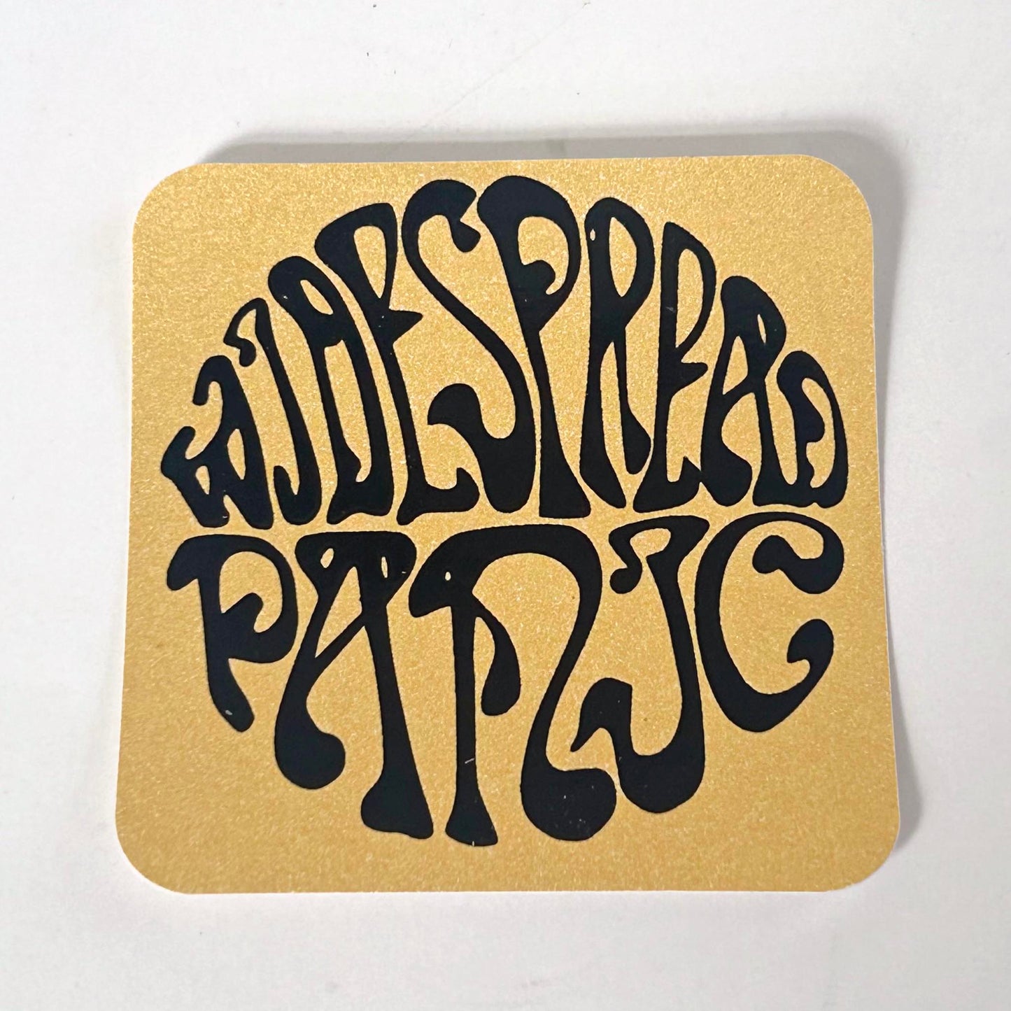 Widespread Panic Gold Sticker