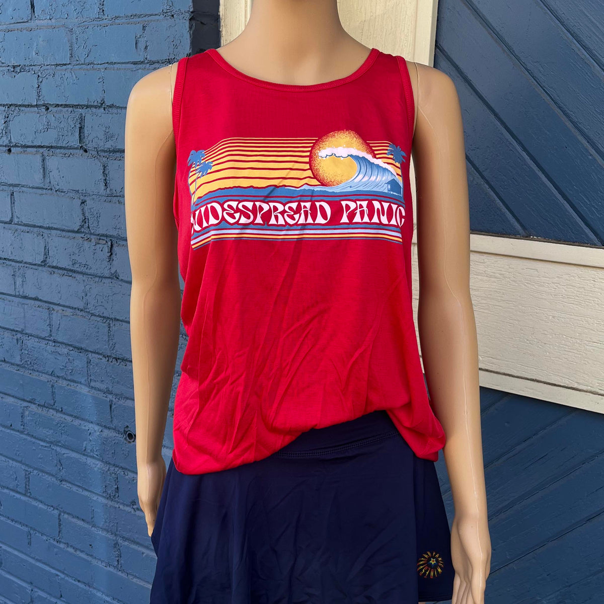 Sunset Beach Ladies Racerback Tank