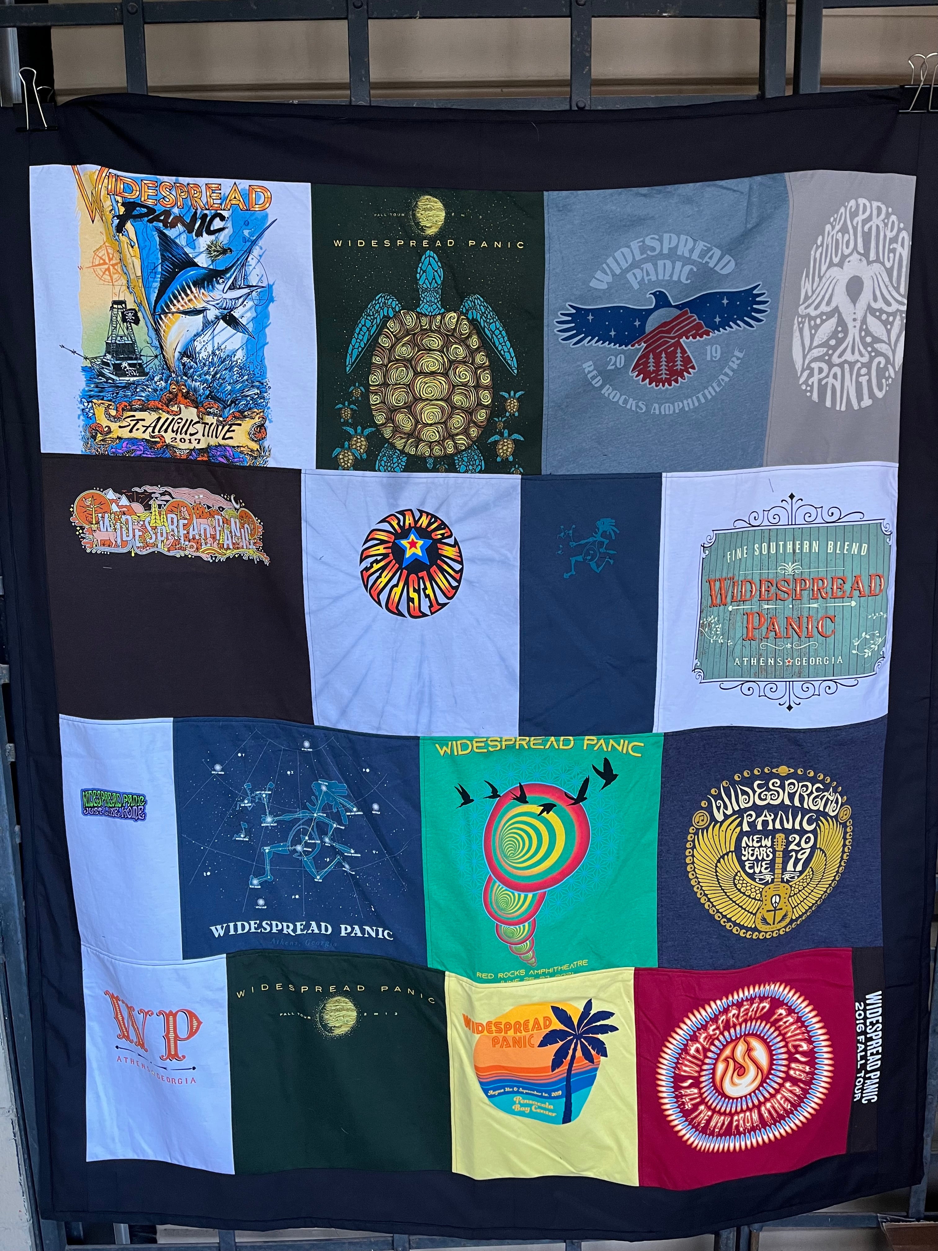 Widespread Panic T-Shirt Quilt – Widespread Merchandise