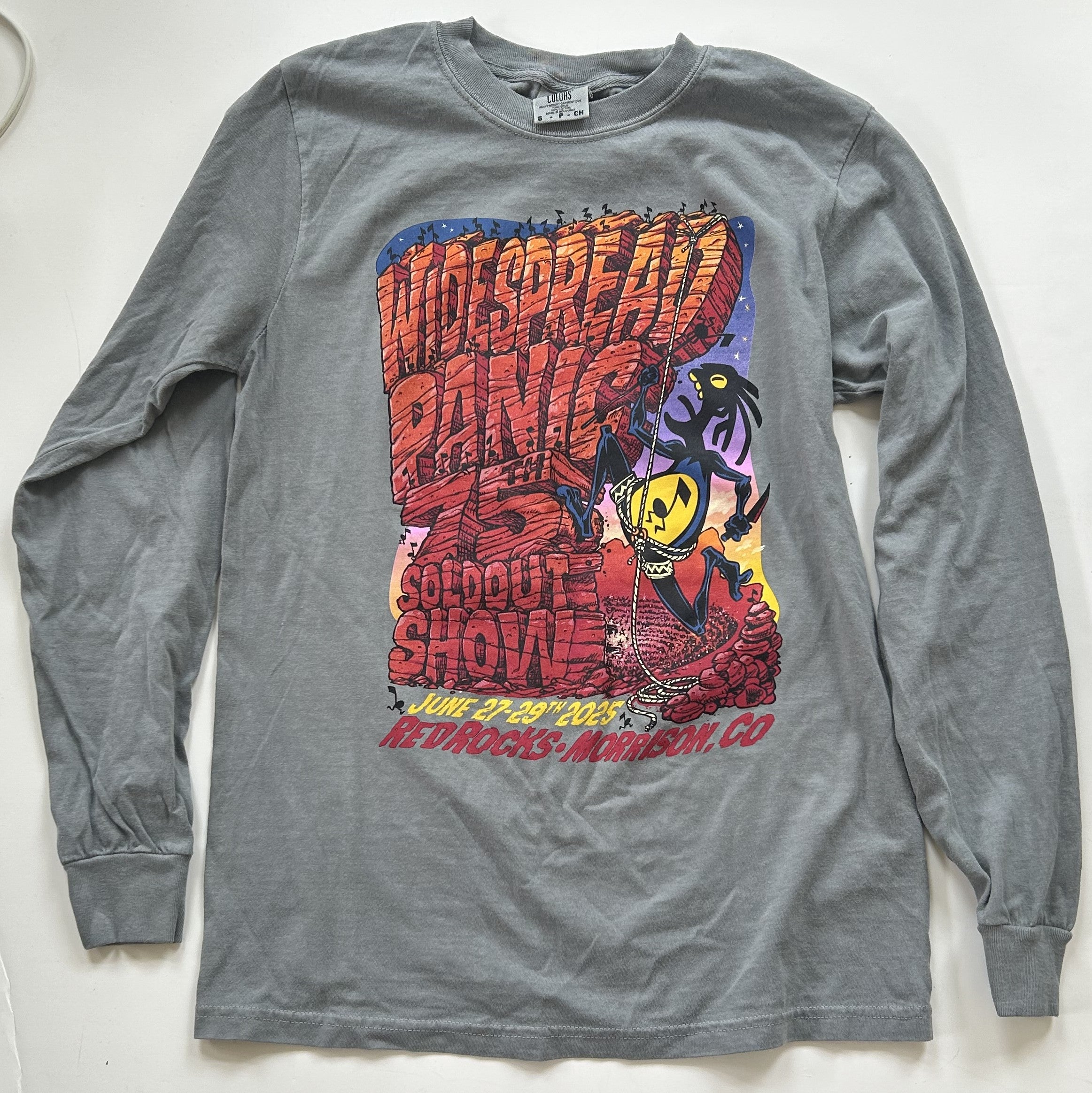 2025 Official 75th Sold Out Show - Red Rocks Long Sleeve Event T