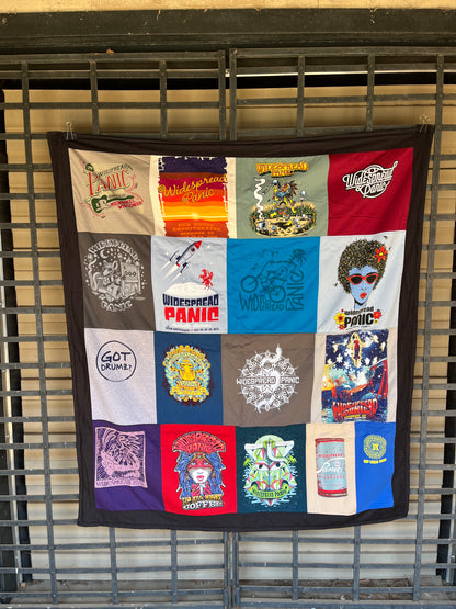 Widespread Panic T-Shirt Quilt