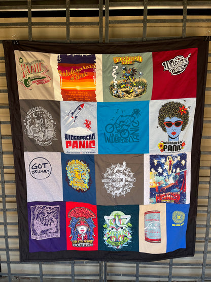 Widespread Panic T-Shirt Quilt