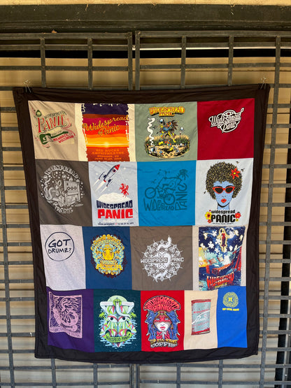 Widespread Panic T-Shirt Quilt