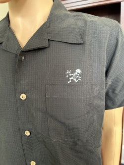 Black Note Eater Camp Shirt