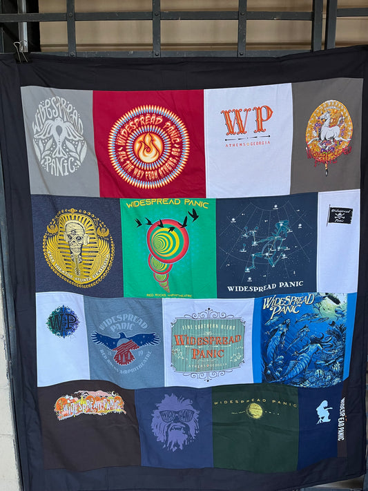 Widespread Panic T-Shirt Quilt