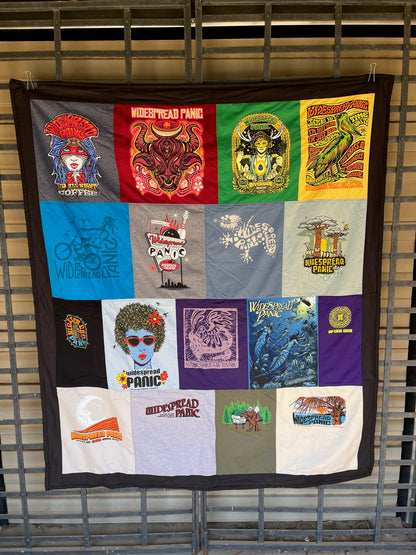 Widespread Panic T-Shirt Quilt