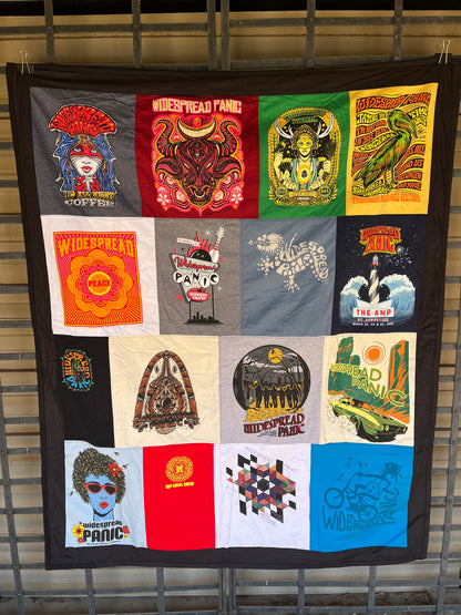 Widespread Panic T-Shirt Quilt