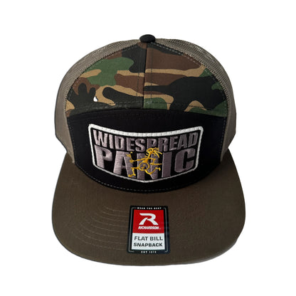 7 Panel Camo Chevron Patch Hat