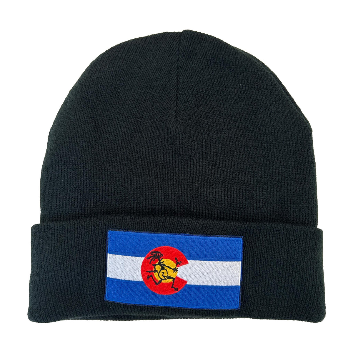 Colorado State Flag Fleece Lined Knit Cap