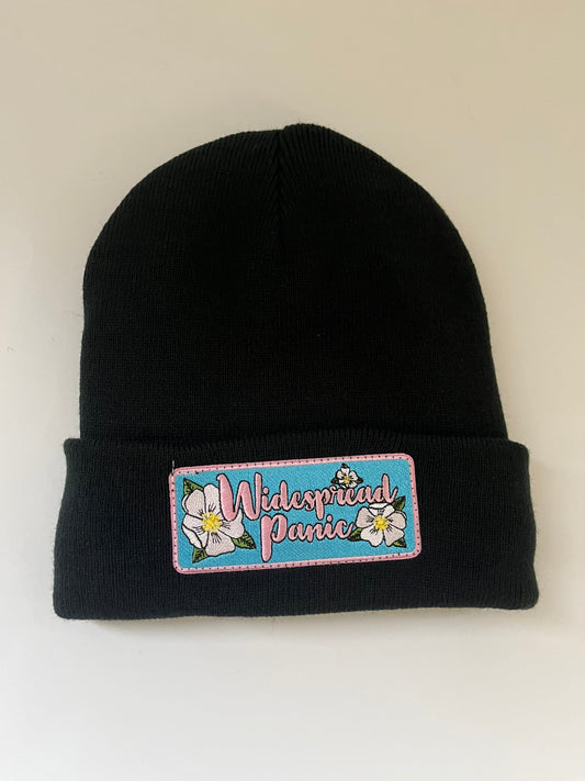 Flower Patch Fleece-Lined Knit Cap