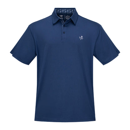 Sec. 119 Note Eater Dry Fit Navy Polo