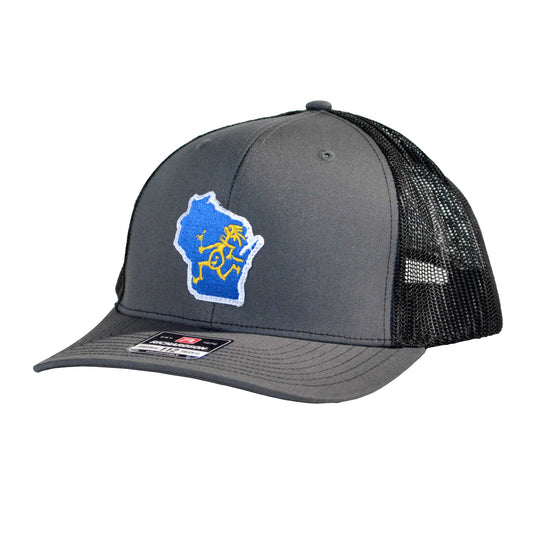 Wisconsin Note Eater Map Hat