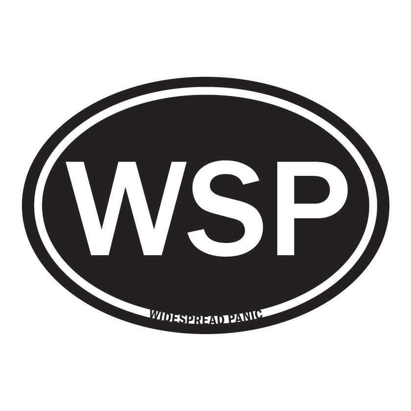 WSP Oval Sticker – Widespread Merchandise