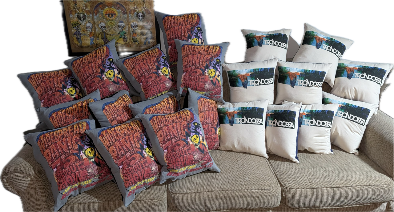 Widespread Panic T-Shirt Pillows