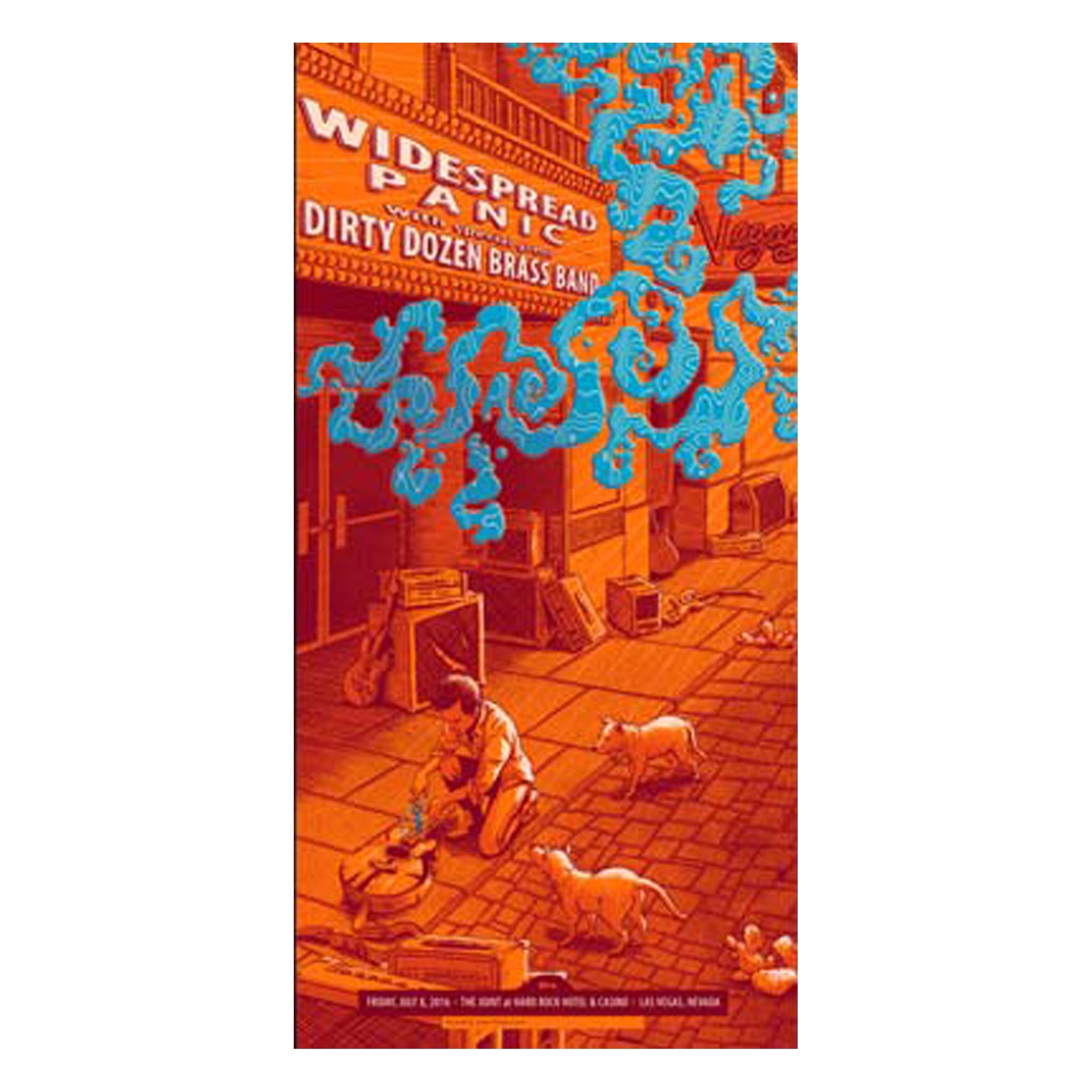 2016 Las Vegas Poster - James Flames – Widespread Merchandise