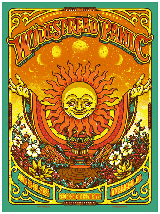 2026 Red Rocks Leunig Poster