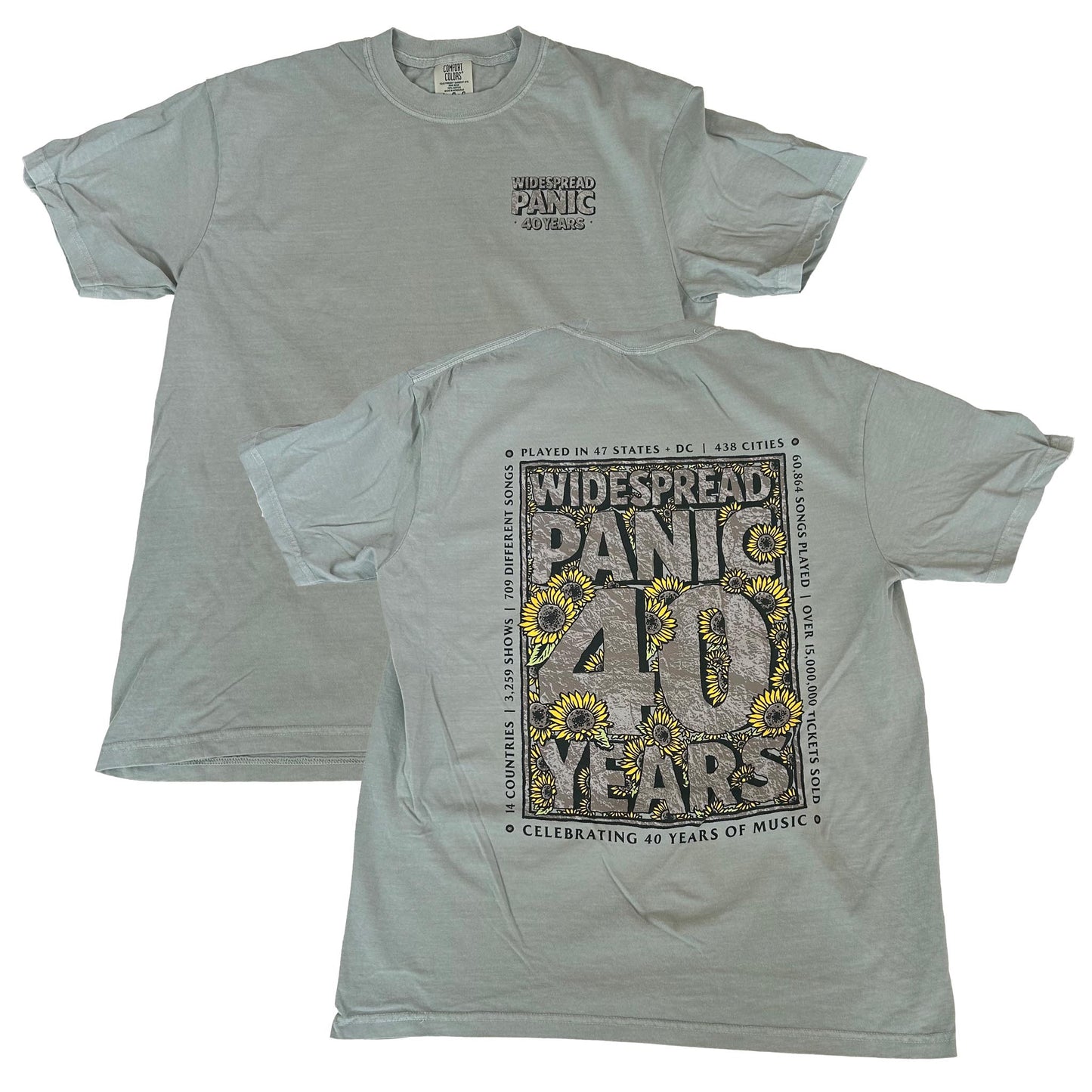 40 Years of Music Shirt - Sunflowers