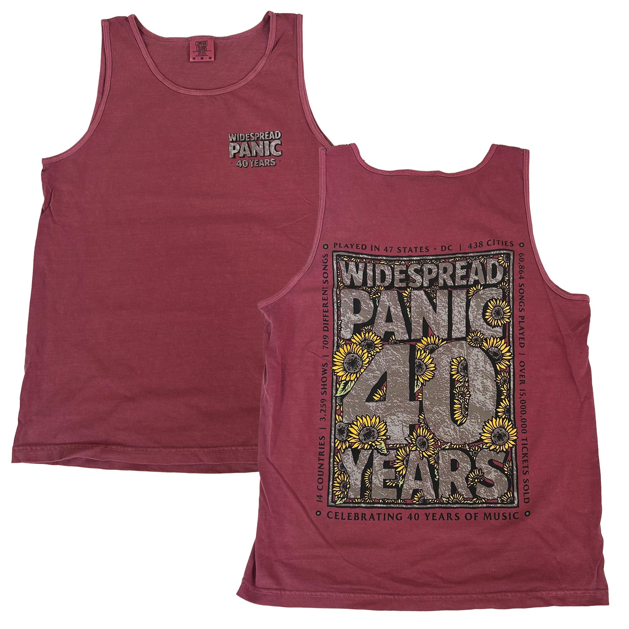 40th Anniversary Tank (unisex) – Widespread Merchandise