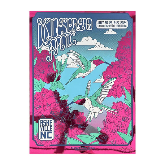 2024 Asheville Hummingbird Poster Foil Variant - Breen