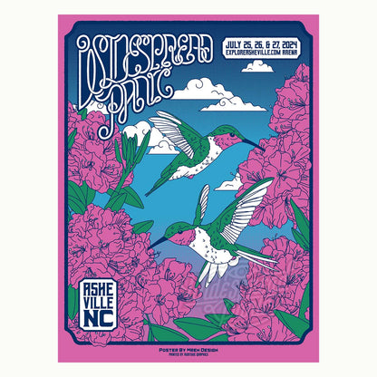 2024 Asheville Hummingbird Poster - Breen