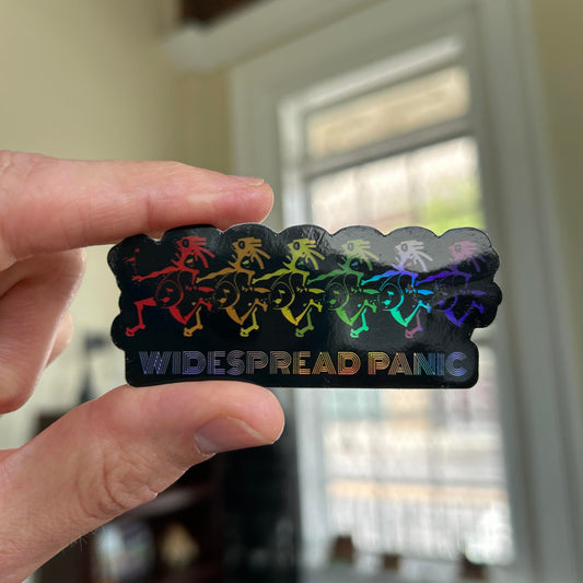 Dancing Note Eater Holographic Sticker