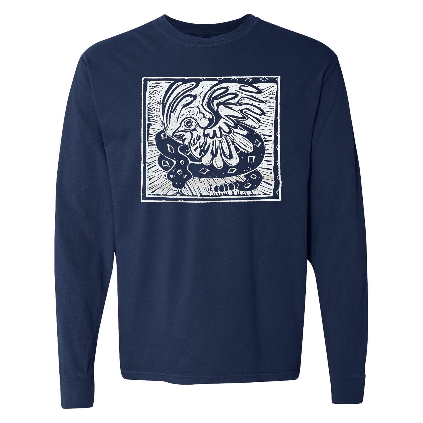 Vintage “Dove & Snake” Long-Sleeve Tee