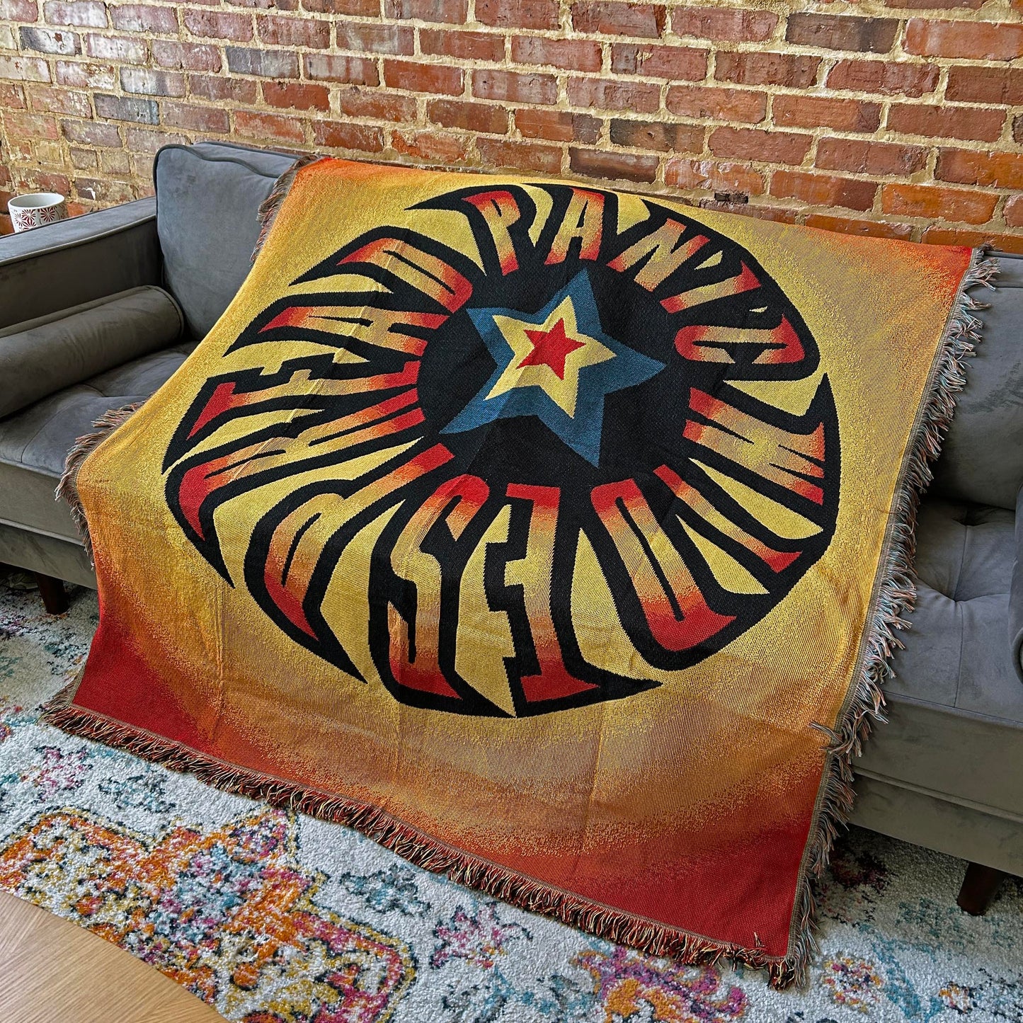 Fireball Woven Blanket