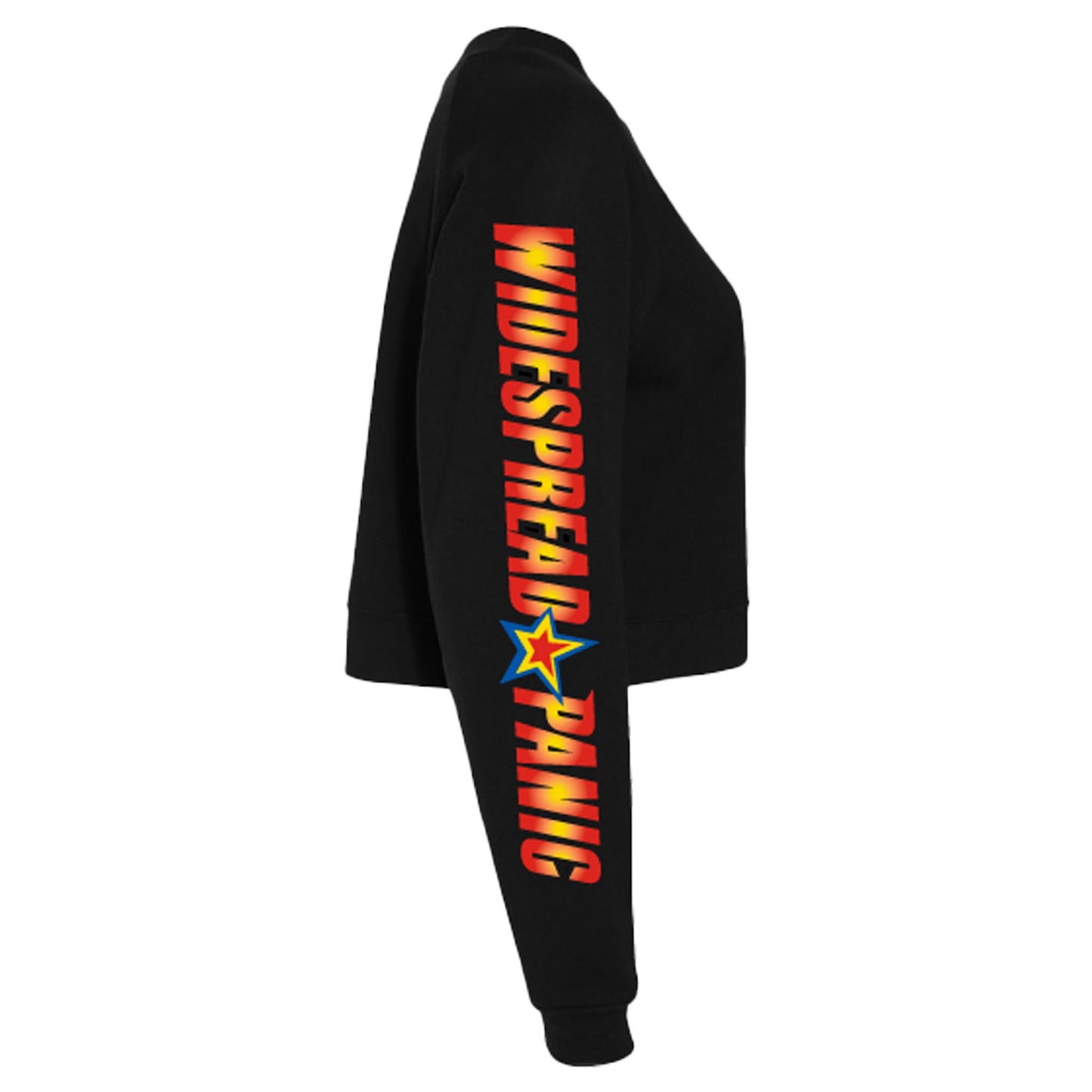 Ladies Light Fuse Crop Top Sweatshirt