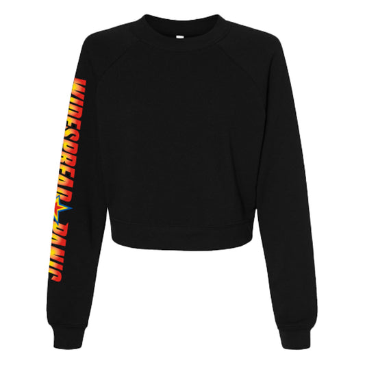Ladies Light Fuse Crop Top Sweatshirt