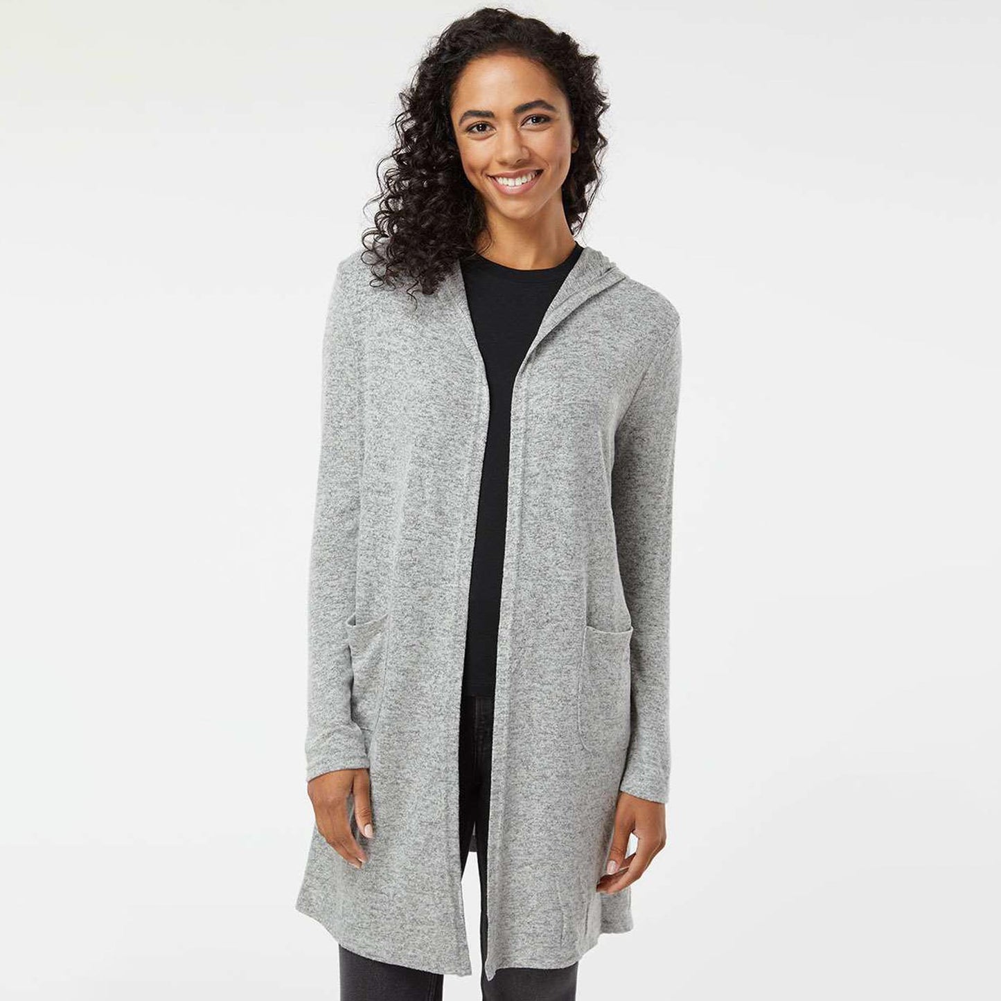 Ladies Note Eater Hooded Cuddle Cardigan