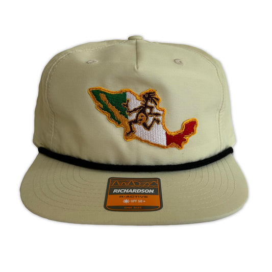 Mexico Note Eater Map Hat - White