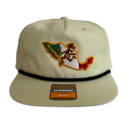 Mexico Note Eater Map Hat - White