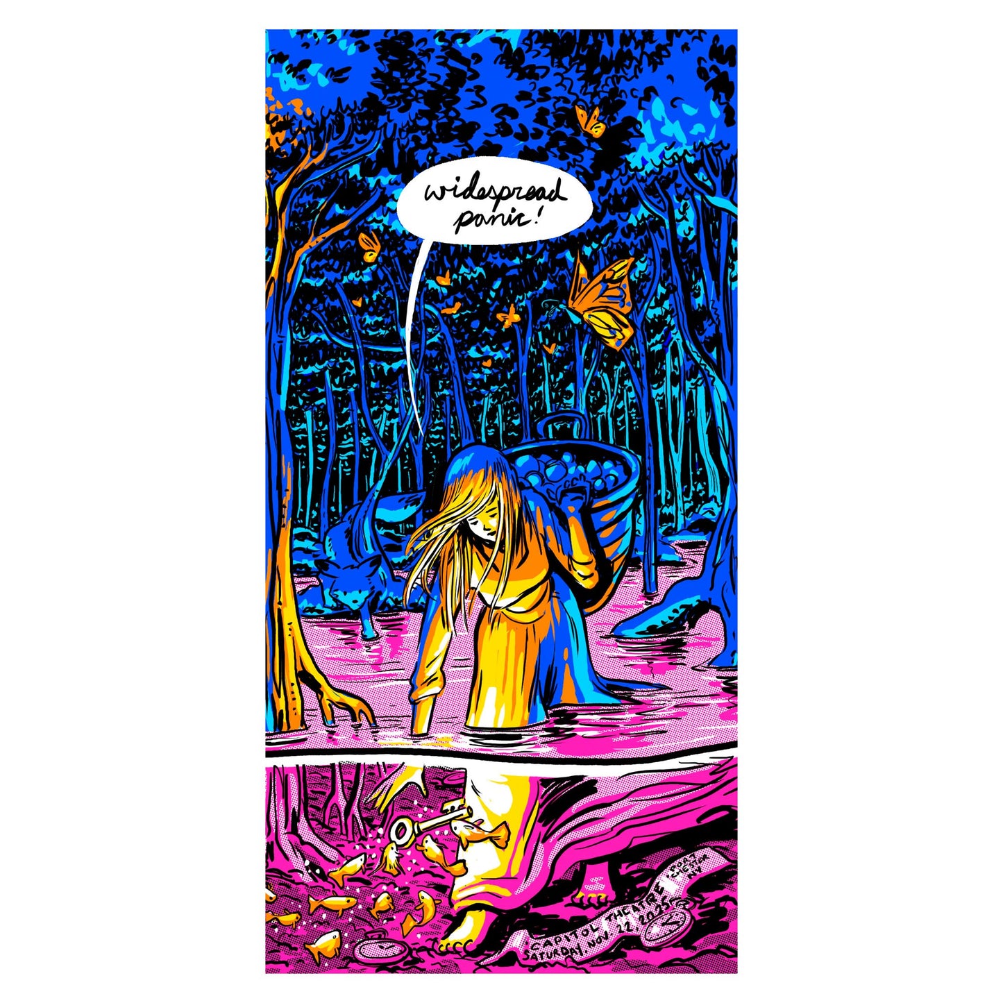 2025 Port Chester, NY Capitol Theatre Poster - Flames