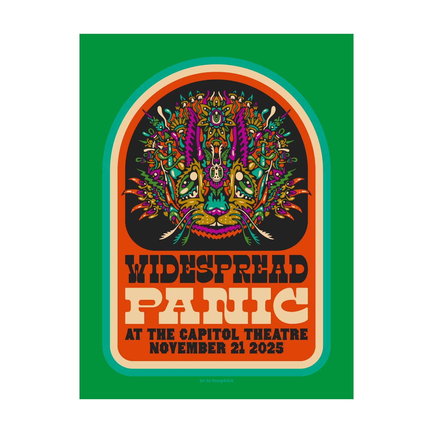 2025 Port Chester, NY Capitol Theatre Poster - Young & Sick