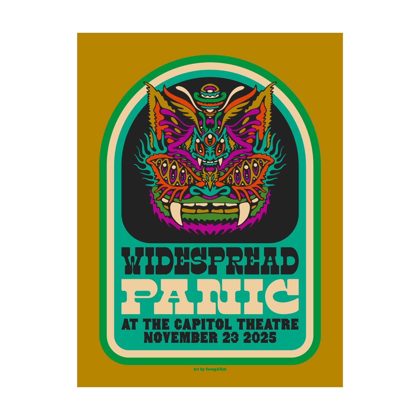 2025 Port Chester, NY Capitol Theatre Poster - Young & Sick