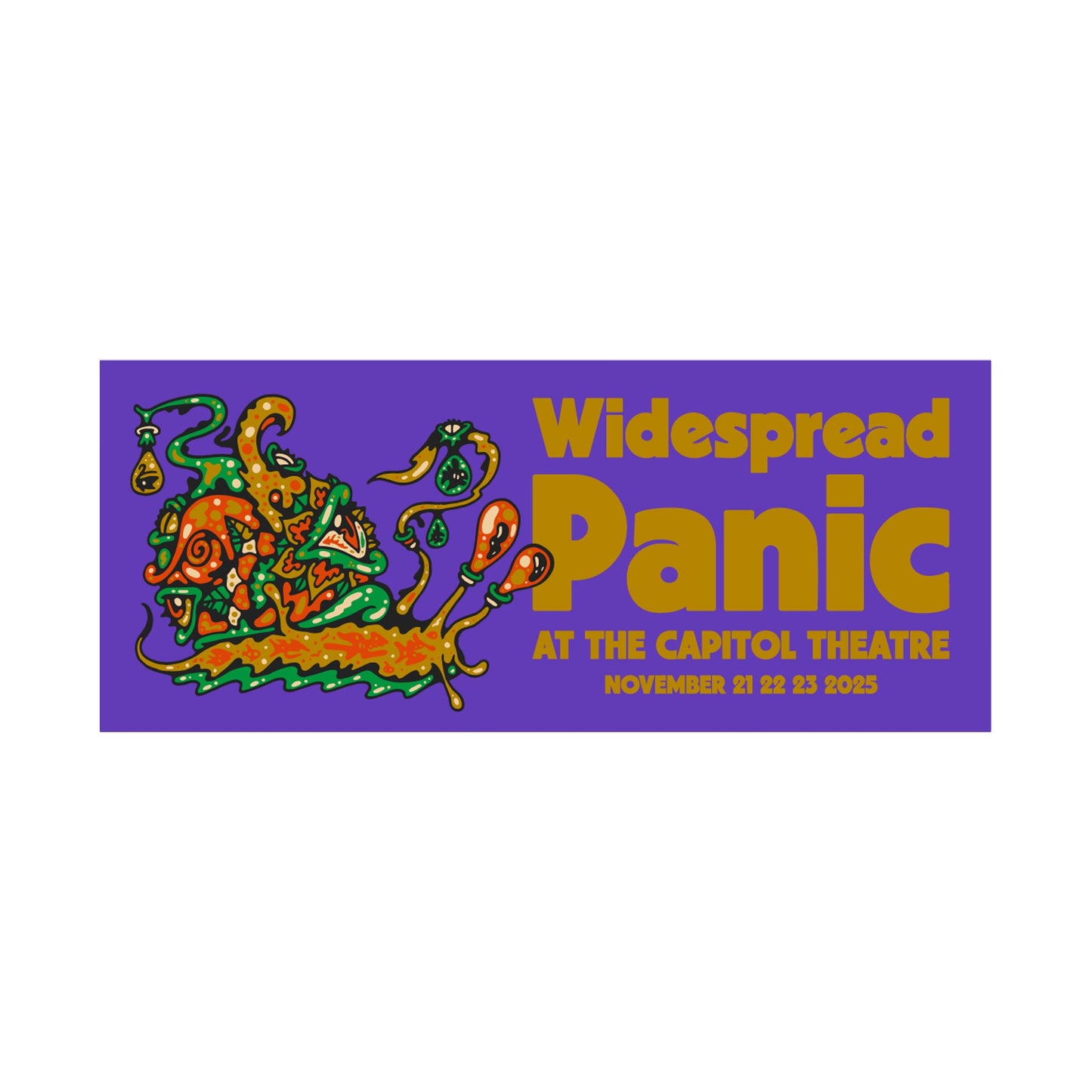 Young & Sick Capitol Theatre Sticker - Purple Snail