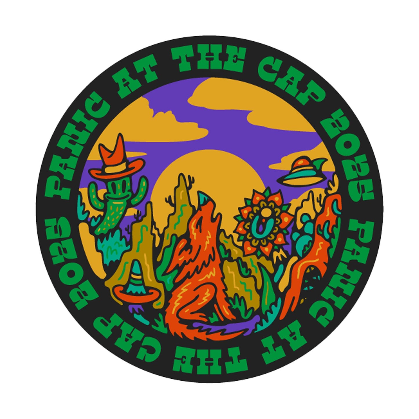 Young & Sick Capitol Theatre Sticker - Howlin' Wolf