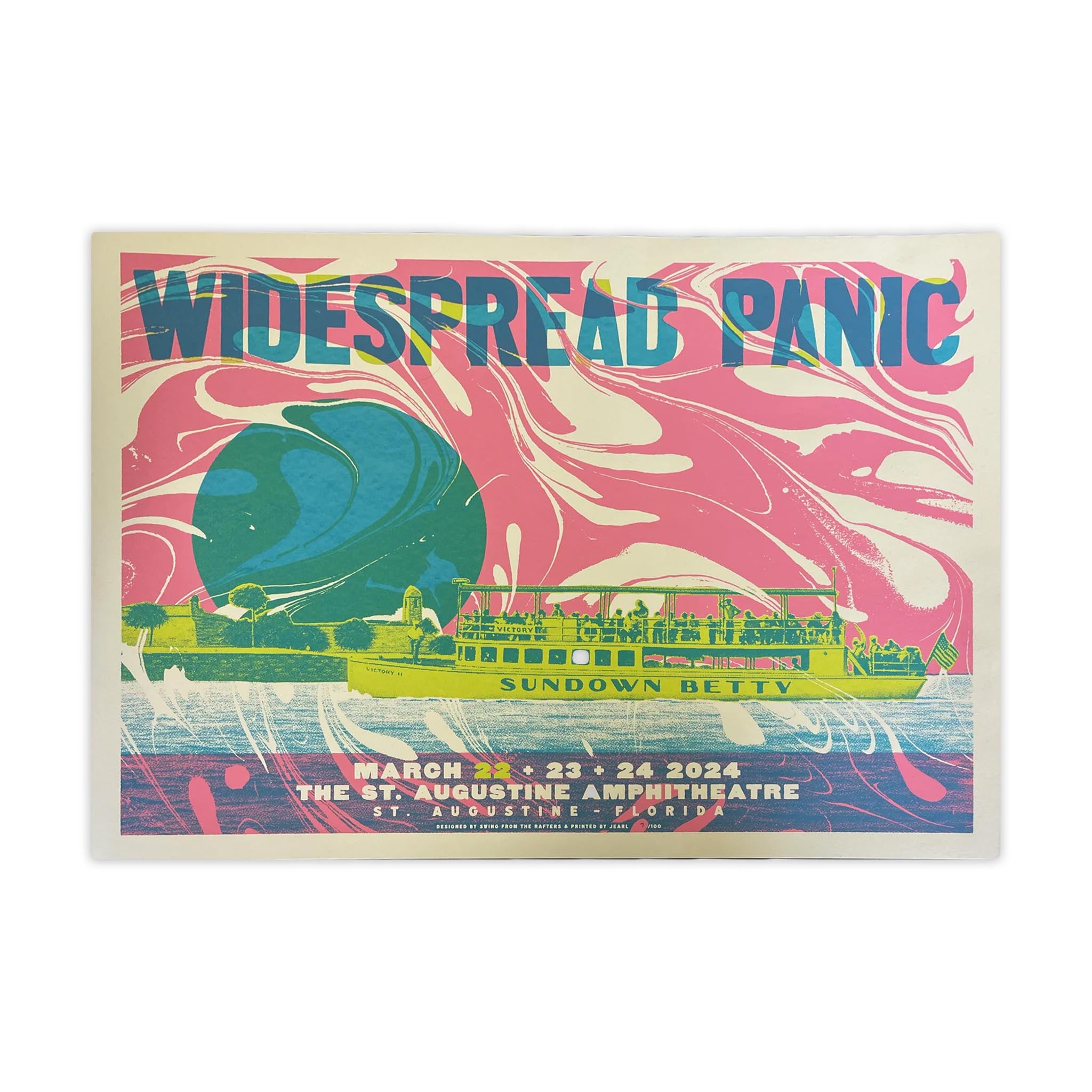 2024 St Augustine Event Poster - Night 1 – Widespread Merchandise