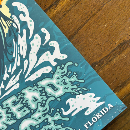 2026 St Augustine Event Poster - Hatfield - Seahorse