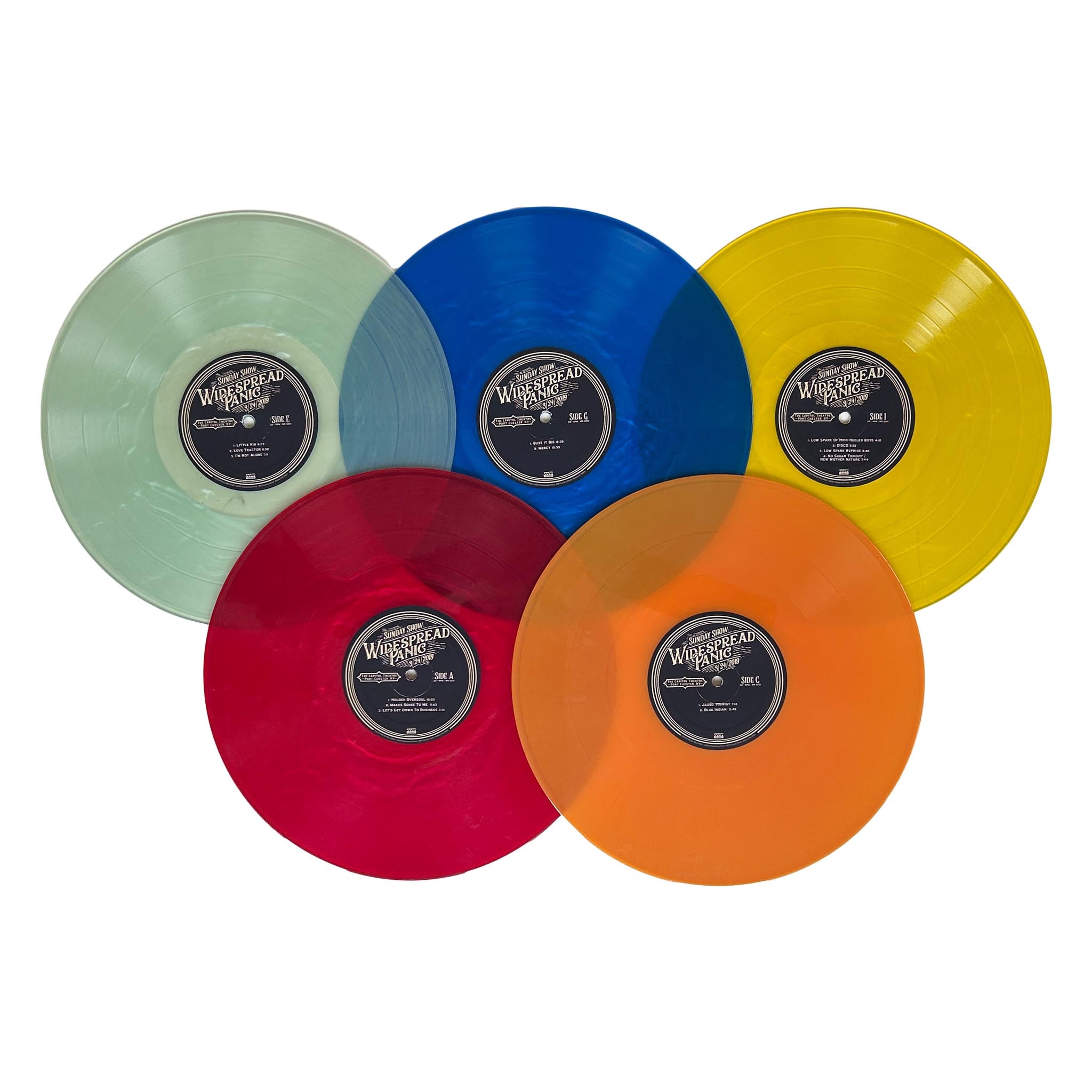 Sunday Show Vinyl Box Set (5 LP Color) – Widespread Merchandise