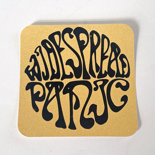 Widespread Panic Gold Sticker