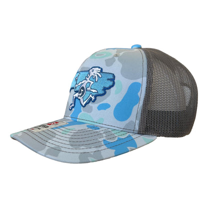 North Carolina Blue Camo Note Eater State Hat