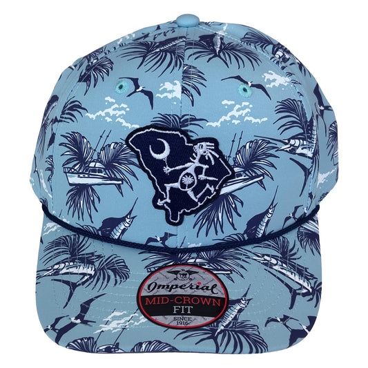 South Carolina Note Eater Map Hat - "Offshore Slate"