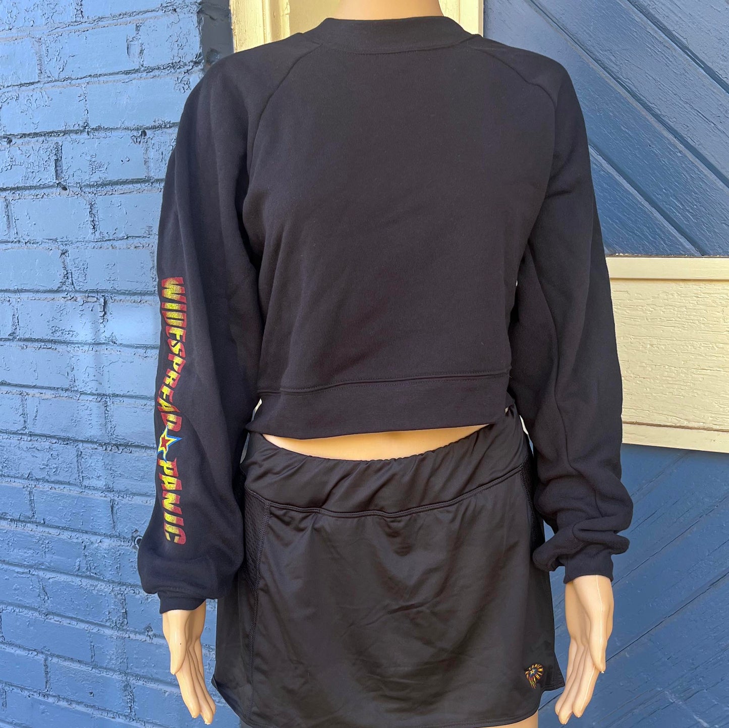Ladies Light Fuse Crop Top Sweatshirt