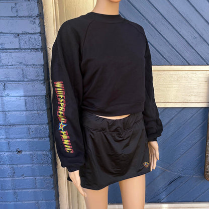 Ladies Light Fuse Crop Top Sweatshirt