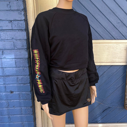 Ladies Light Fuse Crop Top Sweatshirt