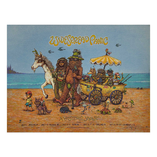 2026 "Western Jaunt" tour poster by Spusta